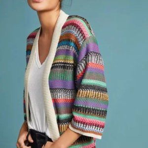 Anthropologie Ashbury Knit Cardigan Sweater Size S